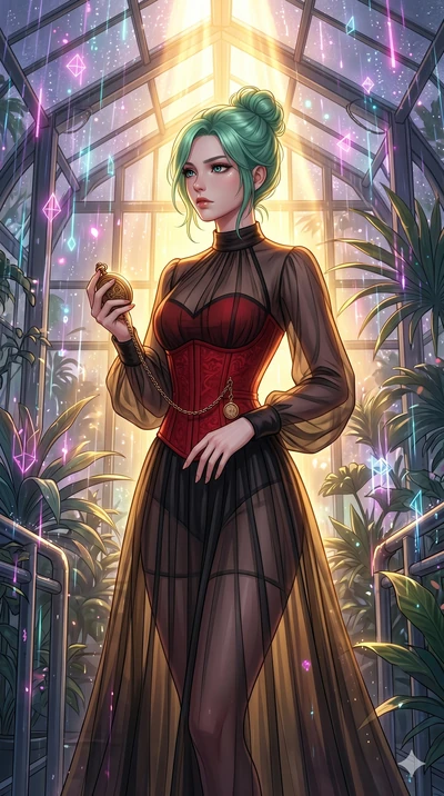 score_9, masterpiece, best quality, ultra-detailed, high-budget anime keyframe, editorial fashion photography, tasteful artistic composition, Japanese woman. cowboy shot from the thighs up, character and outfit filling the frame for maximum editorial