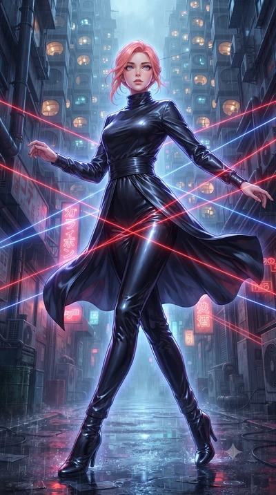 score_9, masterpiece, best quality, ultra-detailed, high-budget anime keyframe, editorial fashion photography, tasteful artistic composition, realistic cosplay photography, Japanese woman. low angle full-body shot from head to toe showing her feet, f