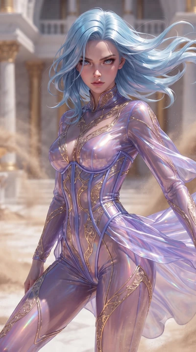 score_9, masterpiece, best quality, ultra-detailed, high-budget anime keyframe, editorial fashion photography, tasteful artistic composition, realistic cosplay photography, Korean woman. close-up cowboy shot from the waist and thighs up, the characte