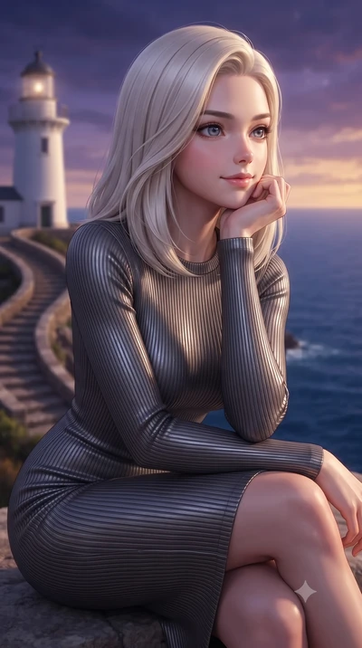 score_9, masterpiece, best quality, ultra-detailed, high-budget anime keyframe, editorial fashion photography, tasteful artistic composition, Caucasian woman woman. close-up cowboy shot from the waist and thighs up, the character dominates the compos