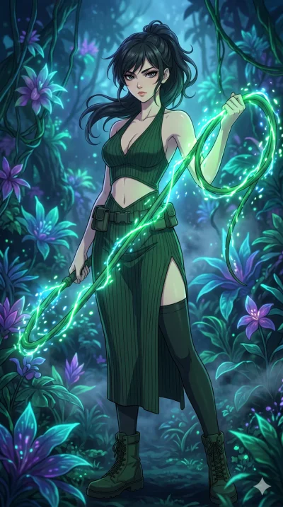 score_9, masterpiece, best quality, ultra-detailed, High-budget Anime Keyframe, vibrant colors, fluid line-art, expressive lighting, cinematic composition, Ufotable-style visual effects, top-tier animation quality, Japanese woman with delicate and el