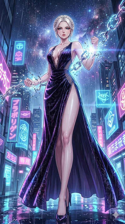 score_9, masterpiece, best quality, ultra-detailed, High-budget Anime Keyframe, vibrant colors, fluid line-art, expressive lighting, cinematic composition, Ufotable-style visual effects, top-tier animation quality, Japanese woman with delicate and el