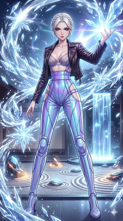 score_9, masterpiece, best quality, ultra-detailed, High-budget Anime Keyframe, vibrant colors, fluid line-art, expressive lighting, cinematic composition, Ufotable-style visual effects, top-tier animation quality, Japanese woman with delicate and el