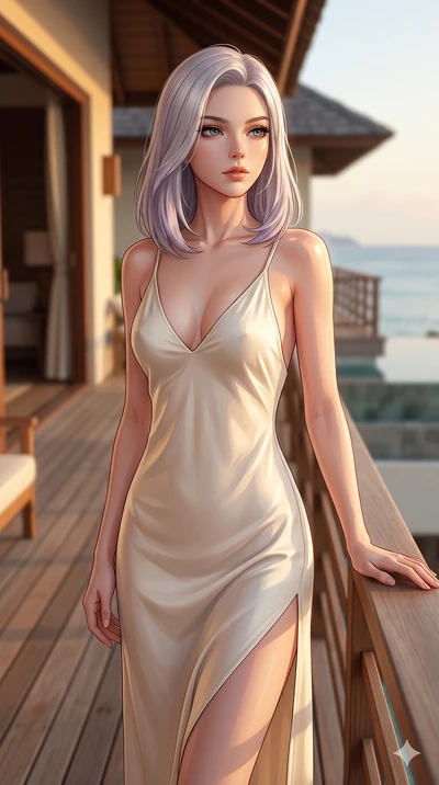 score_9, masterpiece, best quality, ultra-detailed, high-budget anime keyframe, editorial fashion photography, tasteful artistic composition, Caucasian woman, strictly human ears. cowboy shot from the thighs up, character and outfit filling the frame