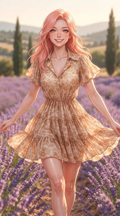 score_9, masterpiece, best quality, ultra-detailed, high-budget anime keyframe, editorial fashion photography, tasteful artistic composition, Japanese woman. close-up cowboy shot from the waist and thighs up, the character dominates the composition, 