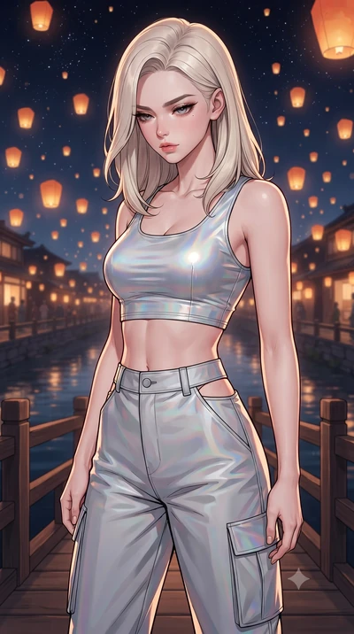 score_9, masterpiece, best quality, ultra-detailed, high-budget anime keyframe, gorgeous anime illustration, with clean line-art and distinct ink outlines, Caucasian woman, strictly human ears. close-up cowboy shot from the waist and thighs up, the c