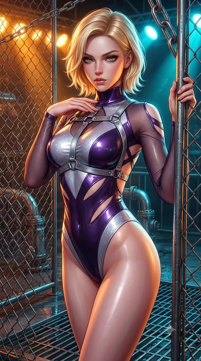 score_9, masterpiece, best quality, ultra-detailed, high-budget anime keyframe, semi-realistic 3D game render, editorial fashion photography, tasteful artistic composition, Caucasian woman. close-up cowboy shot from the waist and thighs up, the chara