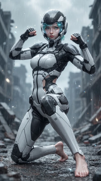 score_9, masterpiece, best quality, ultra-detailed, high-budget anime keyframe, editorial fashion photography, tasteful artistic composition, Japanese woman. low angle full-body shot from head to toe showing her feet, filling the entire 9:16 vertical