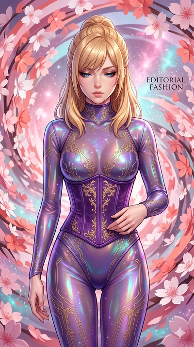 score_9, masterpiece, best quality, ultra-detailed, high-budget anime keyframe, editorial fashion photography, tasteful artistic composition, Caucasian woman, strictly human ears. close-up cowboy shot from the waist and thighs up, the character domin