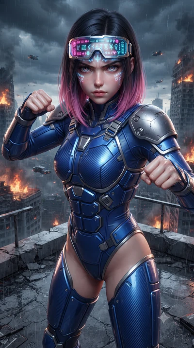 score_9, masterpiece, best quality, ultra-detailed, high-budget anime keyframe, editorial fashion photography, tasteful artistic composition, Korean woman. close-up cowboy shot from the waist and thighs up, the character dominates the composition, fi