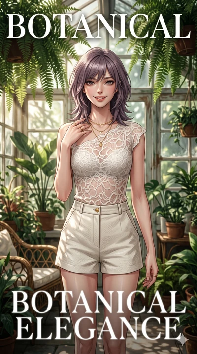score_9, masterpiece, best quality, ultra-detailed, high-budget anime keyframe, editorial fashion photography, tasteful artistic composition, Japanese woman. cowboy shot from the thighs up, character and outfit filling the frame for maximum editorial