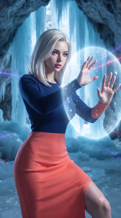 score_9, masterpiece, best quality, ultra-detailed, high-budget anime keyframe, editorial fashion photography, tasteful artistic composition, realistic cosplay photography, Caucasian woman, strictly human ears. close-up cowboy shot from the waist and