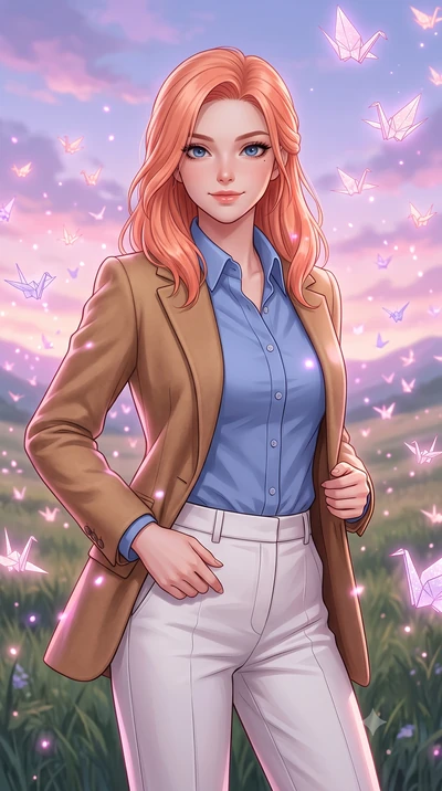 score_9, masterpiece, best quality, ultra-detailed, high-budget anime keyframe, editorial fashion photography, tasteful artistic composition, Japanese woman. close-up cowboy shot from the waist and thighs up, the character dominates the composition, 