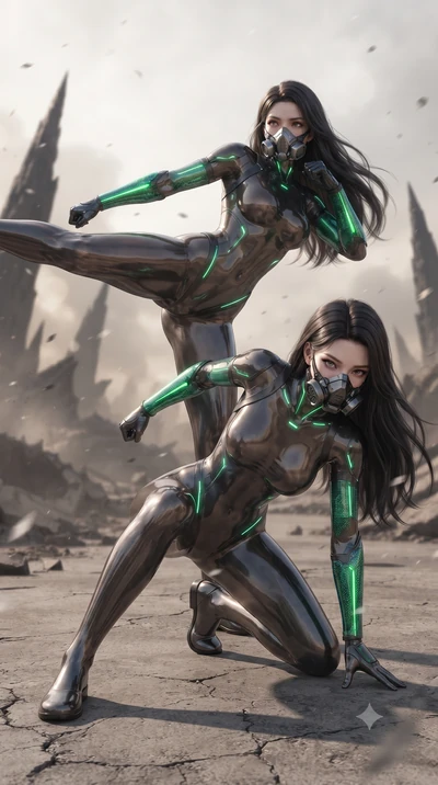 score_9, masterpiece, best quality, ultra-detailed, high-budget anime keyframe, editorial fashion photography, tasteful artistic composition, Korean woman. low angle full-body shot from head to toe showing her feet, filling the entire 9:16 vertical f
