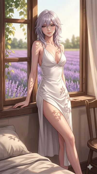 score_9, masterpiece, best quality, ultra-detailed, high-budget anime keyframe, editorial fashion photography, tasteful artistic composition, Japanese woman. cowboy shot from the thighs up, character and outfit filling the frame for maximum editorial