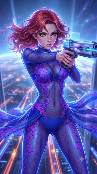score_9, masterpiece, best quality, ultra-detailed, high-budget anime keyframe, editorial fashion photography, tasteful artistic composition, Caucasian woman, strictly human ears. close-up cowboy shot from the waist and thighs up, the character domin