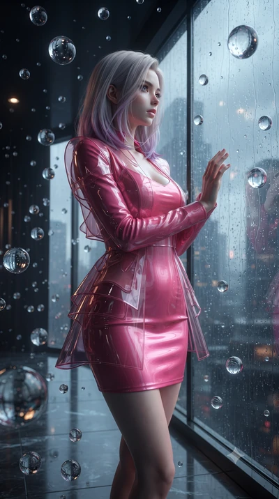 score_9, masterpiece, best quality, ultra-detailed, High-budget Anime Keyframe, editorial fashion photography, tasteful artistic composition, realistic cosplay photography, Caucasian woman, strictly human ears. Low angle cowboy shot filling the entir