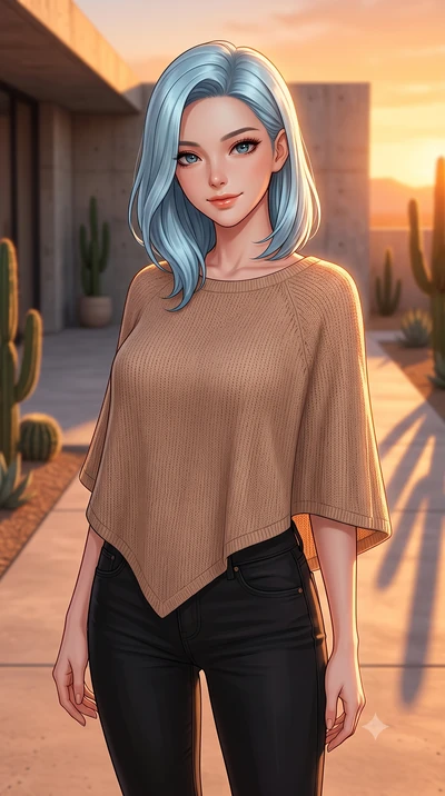 score_9, masterpiece, best quality, ultra-detailed, high-budget anime keyframe, editorial fashion photography, tasteful artistic composition, Korean woman woman. close-up cowboy shot from the waist and thighs up, the character dominates the compositi