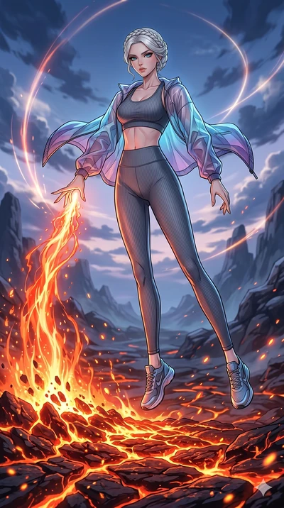 score_9, masterpiece, best quality, ultra-detailed, high-budget anime movie keyframe, cinematic anime lighting, intricate line art, Japanese anime girl. Dynamic full-body shot stretching the vertical silhouette with extreme perspective. casting a spe