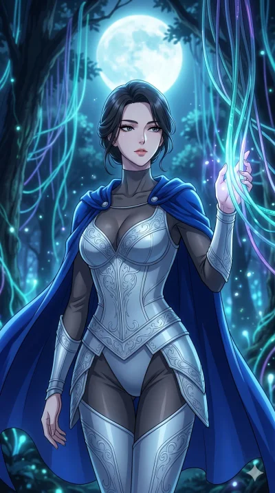 score_9, masterpiece, best quality, ultra-detailed, High-budget Anime Keyframe, vibrant colors, fluid line-art, expressive lighting, cinematic composition, Ufotable-style visual effects, top-tier animation quality, Korean woman with idol-like refined