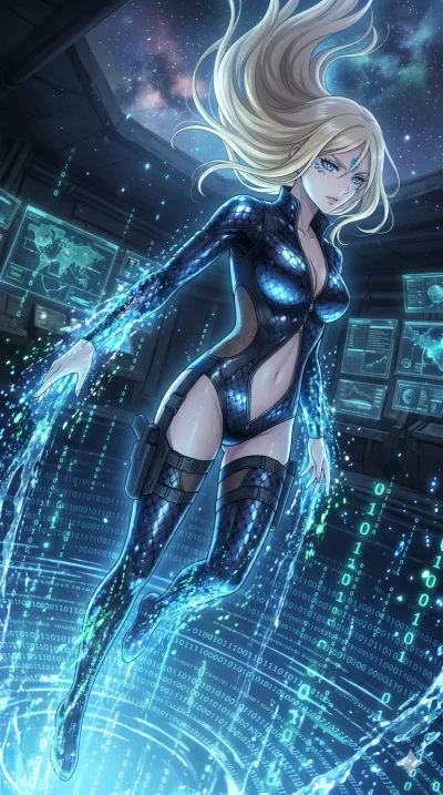 score_9, masterpiece, best quality, ultra-detailed, High-budget Anime Keyframe, vibrant colors, fluid line-art, expressive lighting, cinematic composition, Ufotable-style visual effects, top-tier animation quality, Caucasian woman with pale skin, blo
