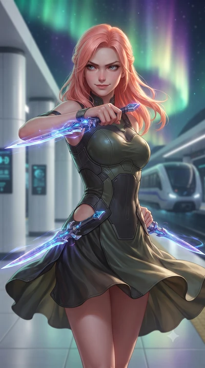 score_9, masterpiece, best quality, ultra-detailed, high-budget anime keyframe, editorial fashion photography, tasteful artistic composition, realistic cosplay photography, Japanese woman. close-up cowboy shot from the waist and thighs up, the charac