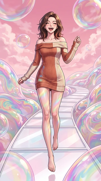 score_9, masterpiece, best quality, ultra-detailed, high-budget anime keyframe, editorial fashion photography, tasteful artistic composition, gorgeous anime illustration, with clean line-art, distinct ink outlines, and high-contrast stereoscopic dept