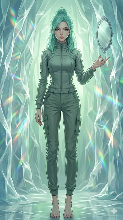 score_9, masterpiece, best quality, ultra-detailed, high-budget anime keyframe, editorial fashion photography, tasteful artistic composition, Japanese woman. low angle full-body shot from head to toe showing her feet, filling the entire 9:16 vertical