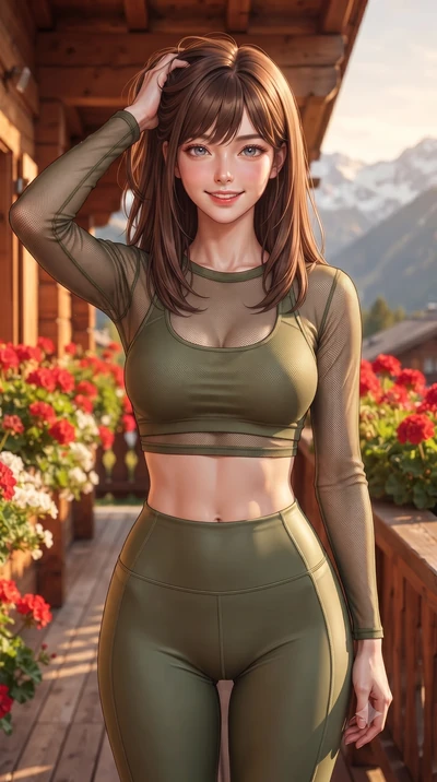 score_9, masterpiece, best quality, ultra-detailed, high-budget anime keyframe, editorial fashion photography, tasteful artistic composition, Korean woman woman. close-up cowboy shot from the waist and thighs up, the character dominates the compositi