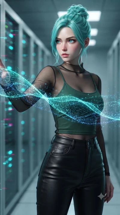 score_9, masterpiece, best quality, ultra-detailed, high-budget anime keyframe, editorial fashion photography, tasteful artistic composition, realistic cosplay photography, Japanese woman. close-up cowboy shot from the waist and thighs up, the charac