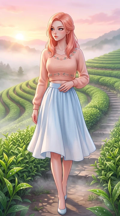 score_9, masterpiece, best quality, ultra-detailed, high-budget anime keyframe, semi-realistic 3D game render, editorial fashion photography, tasteful artistic composition, Japanese woman. close-up cowboy shot from the waist and thighs up, the charac