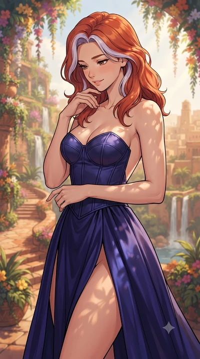 score_9, masterpiece, best quality, ultra-detailed, high-budget anime keyframe, editorial fashion photography, tasteful artistic composition, gorgeous anime illustration, with clean line-art, distinct ink outlines, and high-contrast stereoscopic dept
