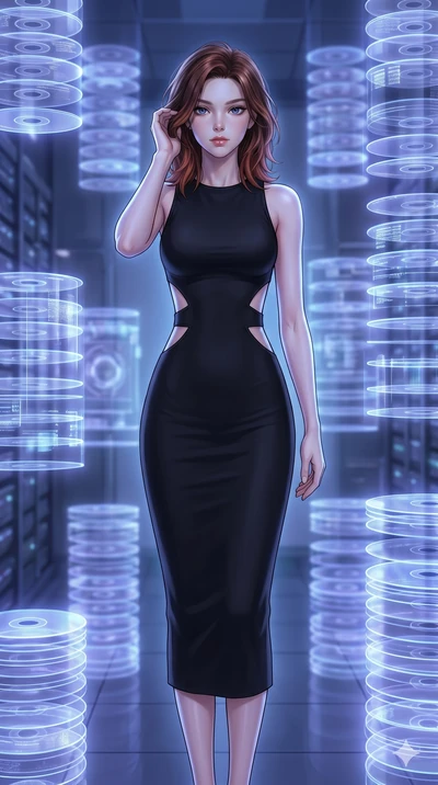 score_9, masterpiece, best quality, ultra-detailed, high-budget anime keyframe, editorial fashion photography, tasteful artistic composition, Korean woman. cowboy shot from the thighs up, character and outfit filling the frame for maximum editorial p